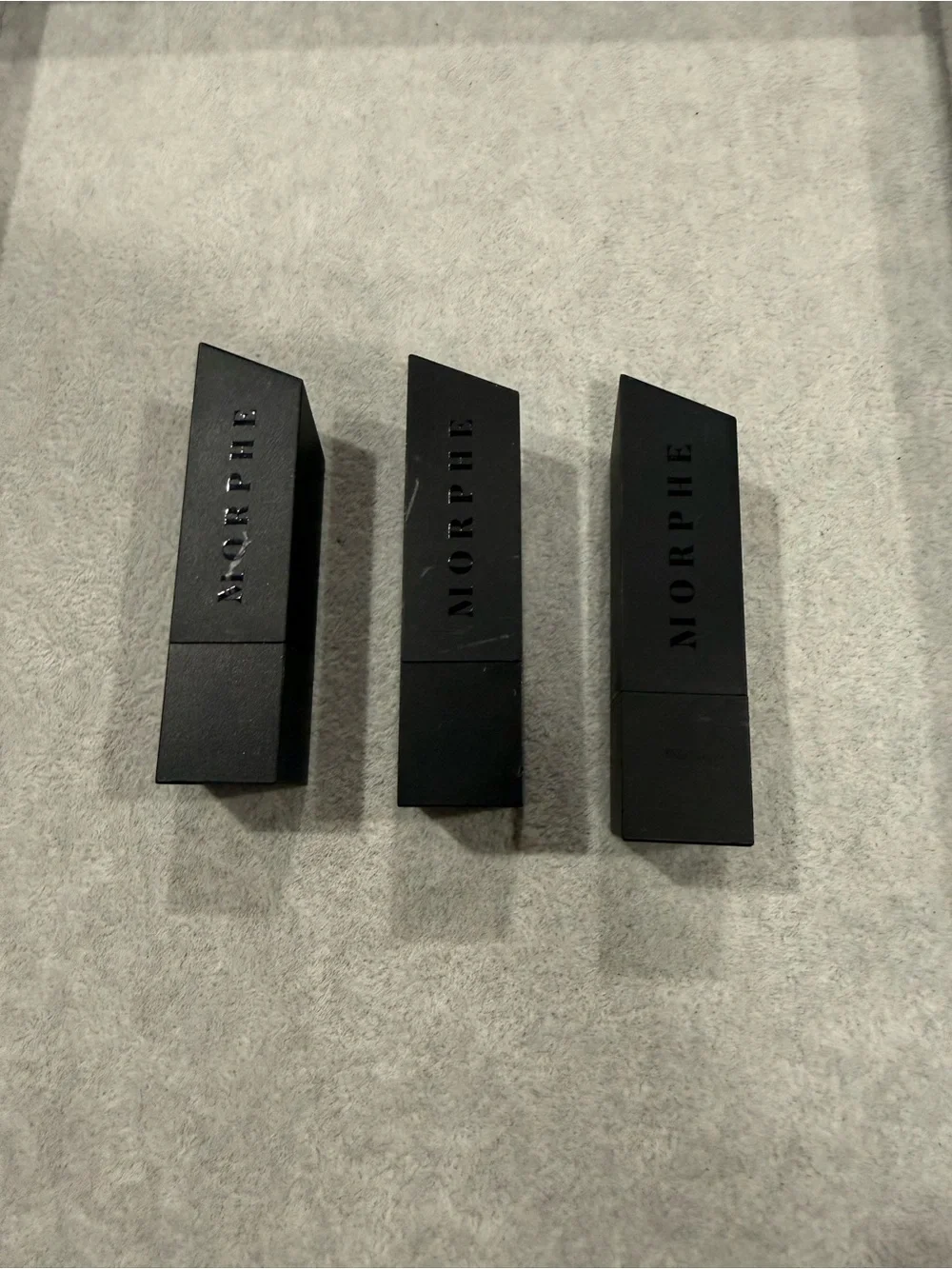 3 bundle set Morphe Matte Lipstick no shame, single af, kissy face beauty gift